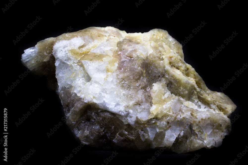 Raw nature hackmanit on a black background Raw nature hackmanit on a black background