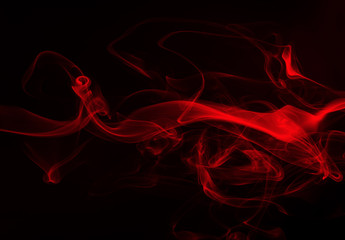 red smoke on black background. fire design