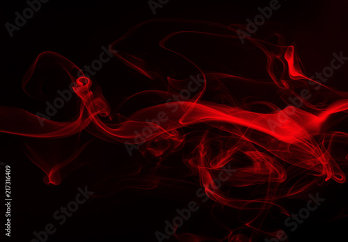 red smoke on black background. fire design