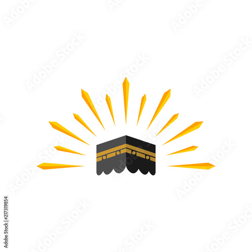 rays from kaaba, icon for hajj mabrour