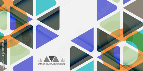 Geometric colorful abstract background