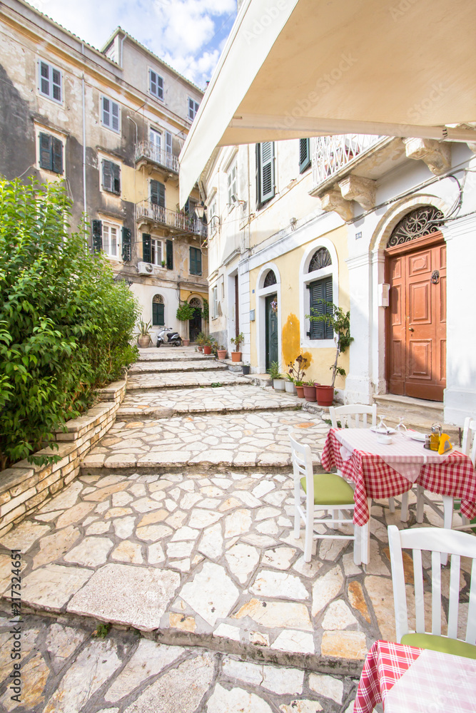 Obraz premium Typical greek taverna