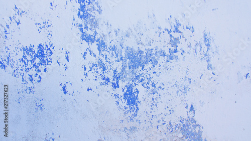 white and blue messy wall background texture