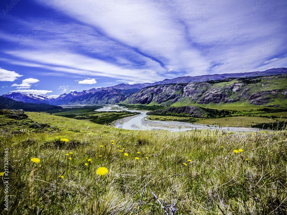 scenic landscape of Laguna Capri El Chalten Argentina