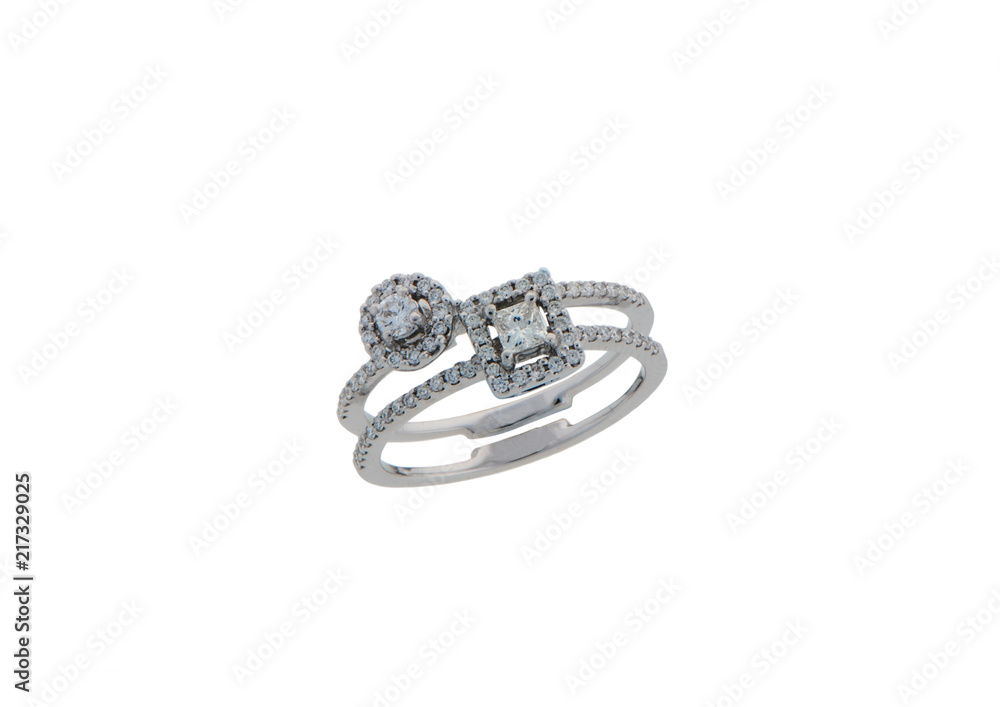 Wedding ring jewelry on white background Wedding ring jewelry on white background
