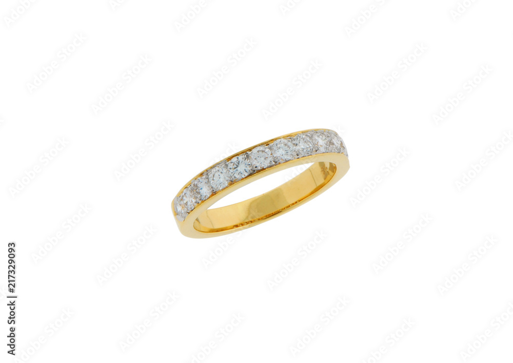 Jewelry ring with gem stone on white background Jewelry ring with gem stone on white background