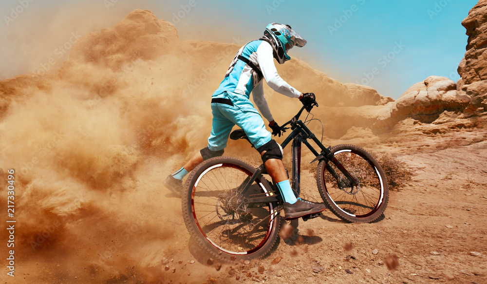 Naklejka premium downhill