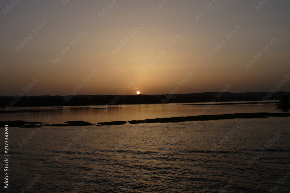 The Nile and the Sunset