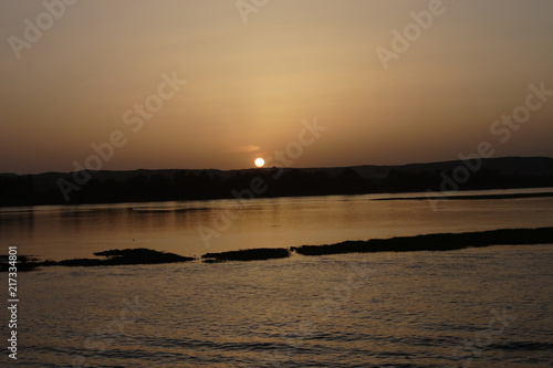The Nile and the sunset