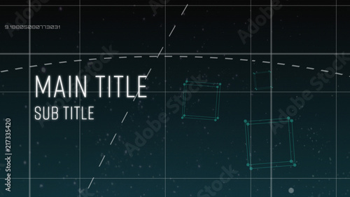 Futuristic Screen Titles