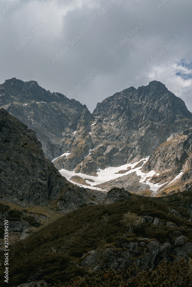 snow covered mountains, high tatras