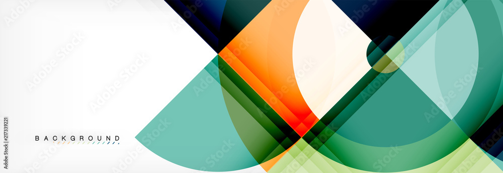 Vector circular geometric abstract background Vector circular geometric abstract background