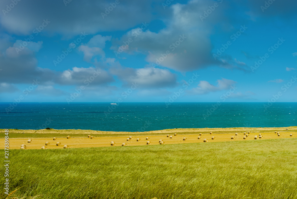 splendide côte d'opale en été