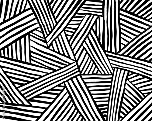 White and black grunge pattern. Background. Brush. Vector.