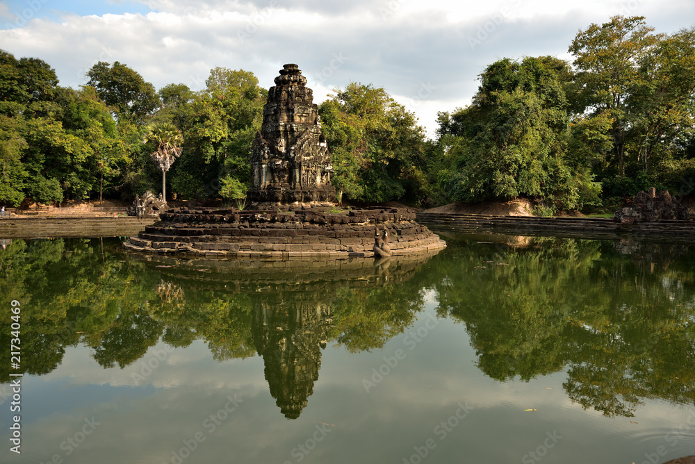 Obraz premium Der Prasat von Neak Pean