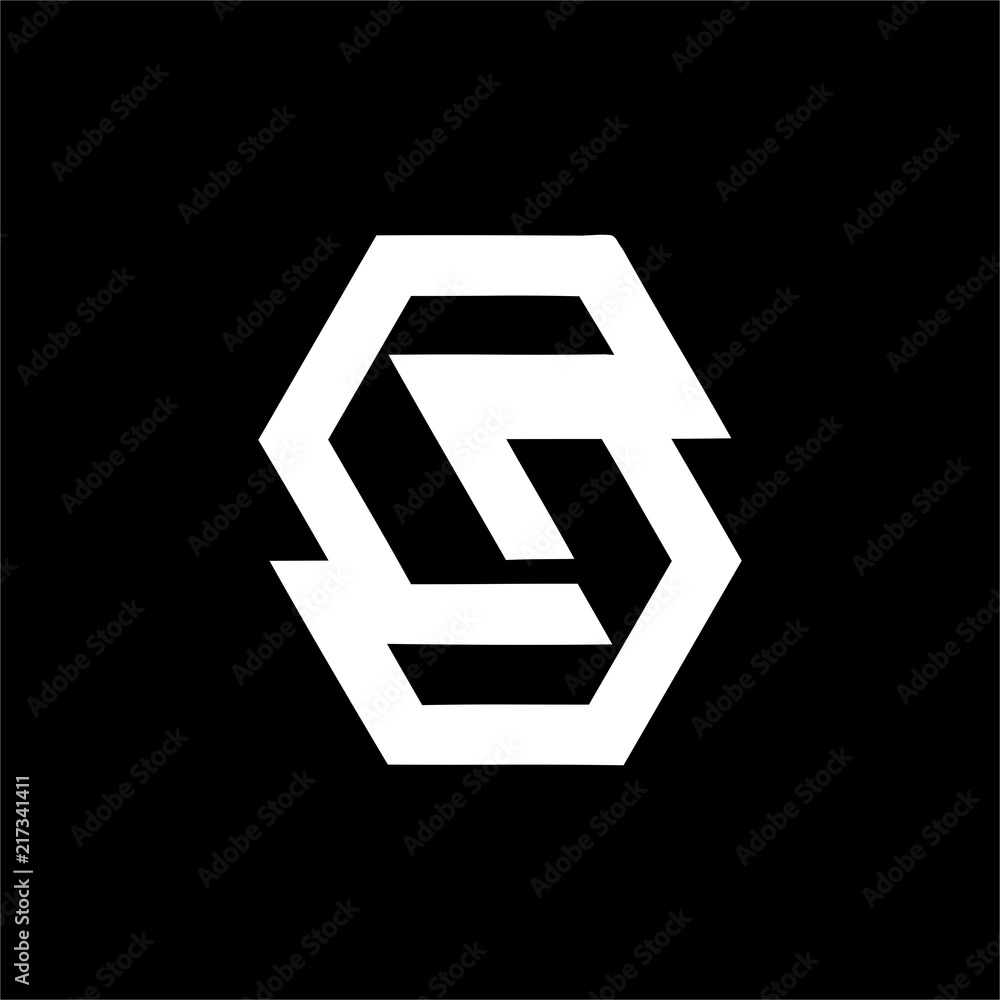 S, CG, Ce, CGS, CeS initials company logo