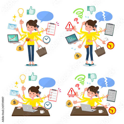 flat type Bun hair mom_mulch task