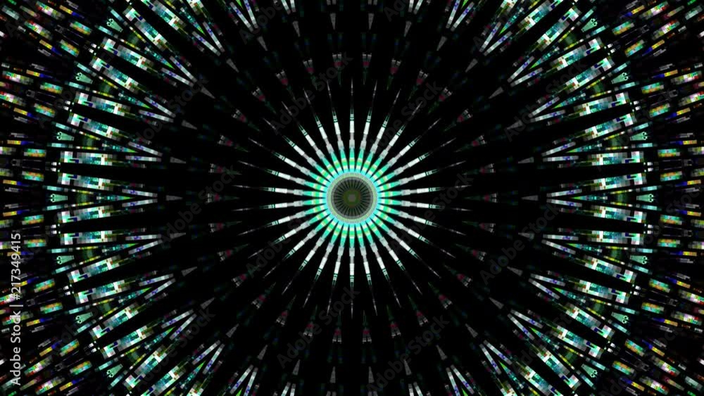 A futuristic radial data glitch (Loop). A futuristic radial data glitch (Loop).