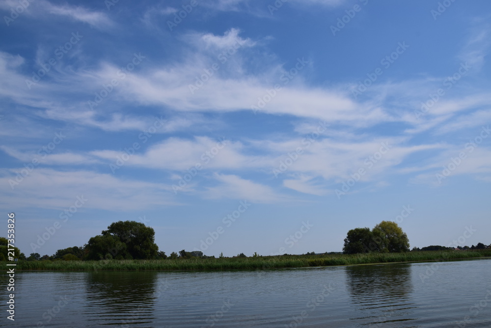 Fototapeta premium water landscape in germany