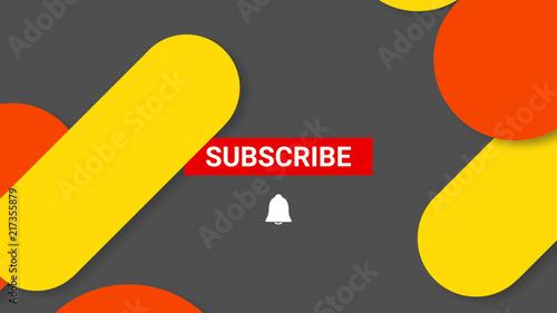 Social Media Subscribe with Transitions
