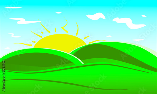 Sol das montanhas