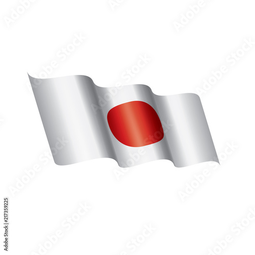Free Download Japan flag, vector illustration on a white background - GFXLoad