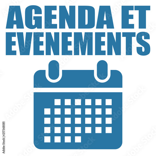 Logo agenda et événements.