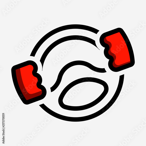 Flat Taxi driver pixel perfect vector icon