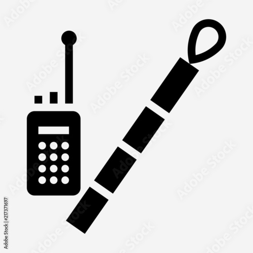 Glyph Security pixel perfect vector icon