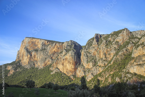 Wild mountain landscape north morocco