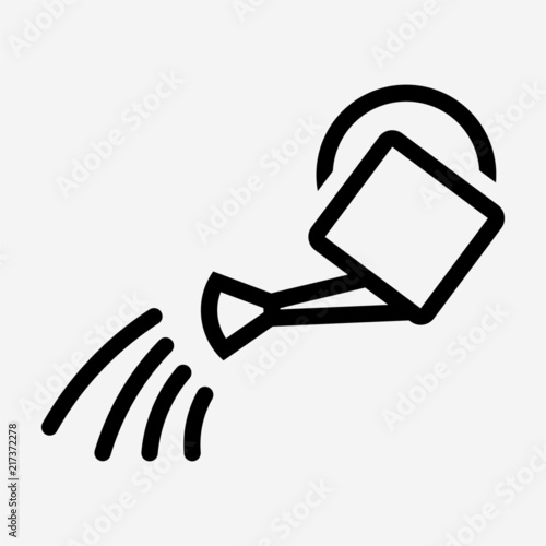 Outline farmer pixel perfect vector icon