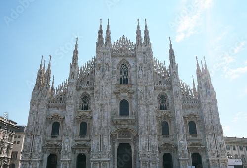 Milan,Italy-July 24, 2018: Milan Cathedral or Duomo di Milano