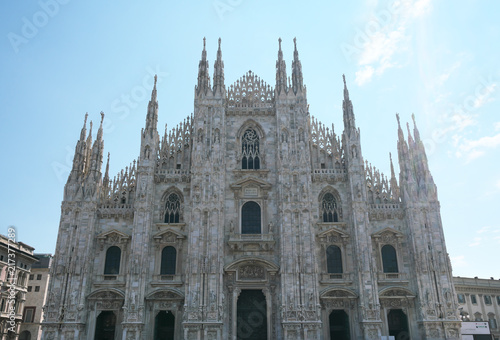 Milan,Italy-July 24, 2018: Milan Cathedral or Duomo di Milano 