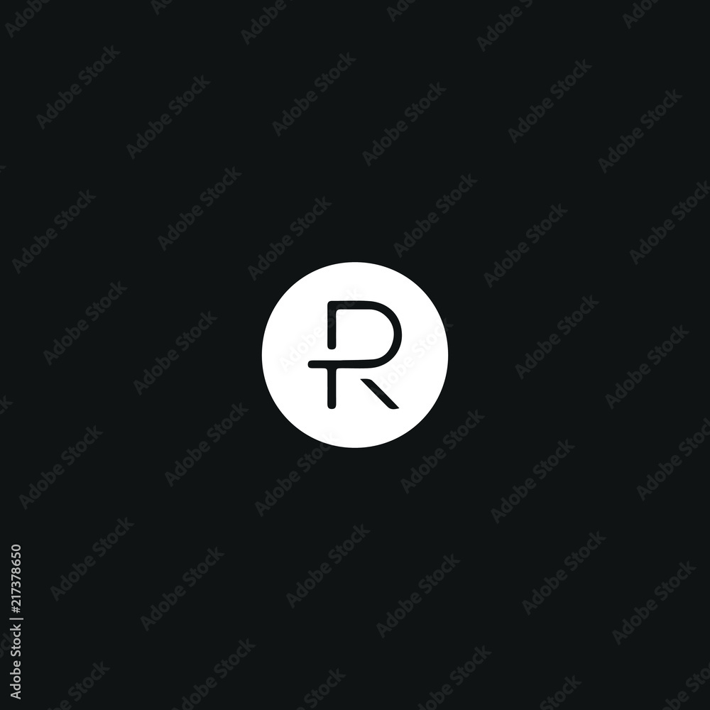 Modern unique minimal style R initial based letter icon logo. Modern unique minimal style R initial based letter icon logo.
