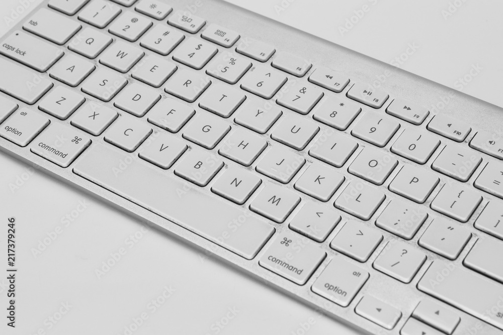 Modern Keyboard Isolated in White Background Modern Keyboard Isolated in White Background