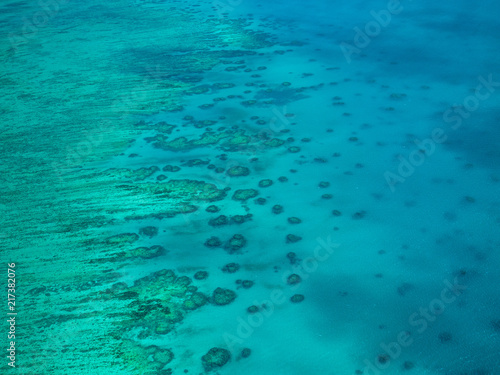 Great Barrier Reef from the air. © Andrew Robins