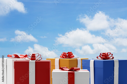 surprise gift boxes 3d-illu...