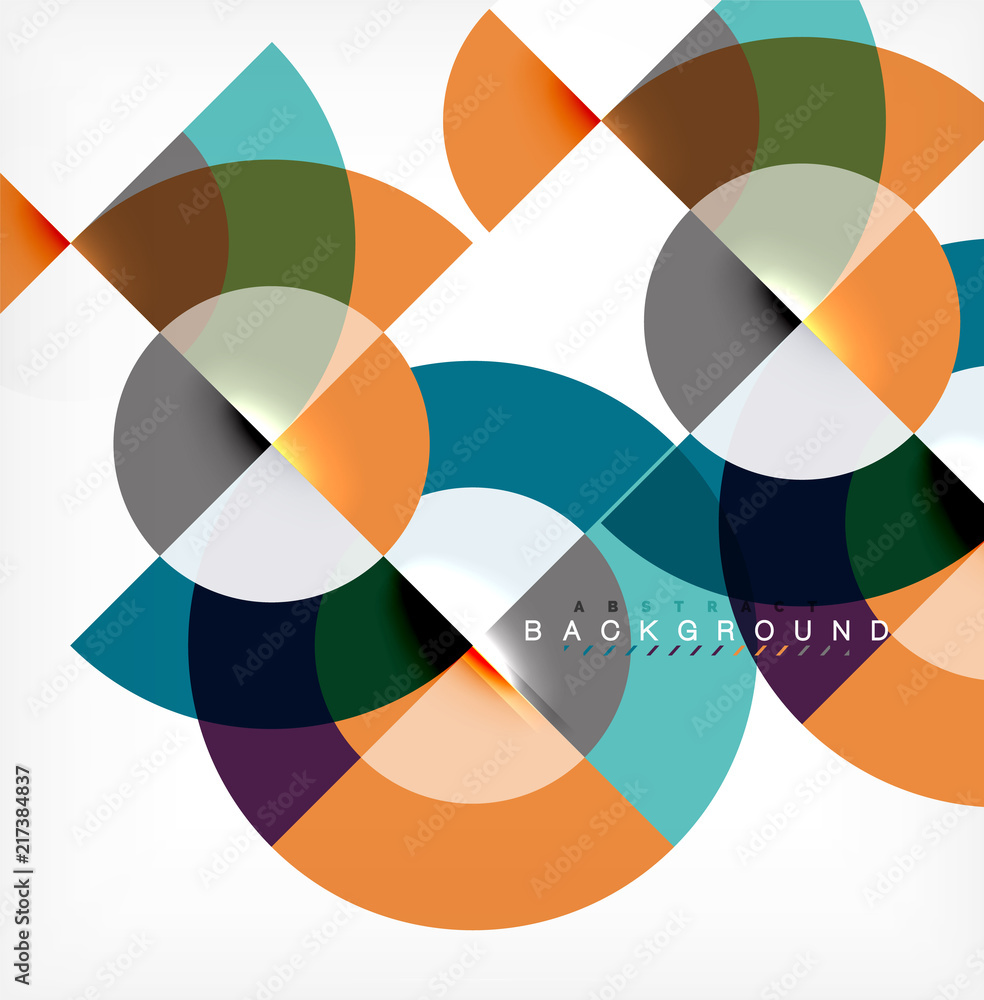 Modern circle abstract background Modern circle abstract background