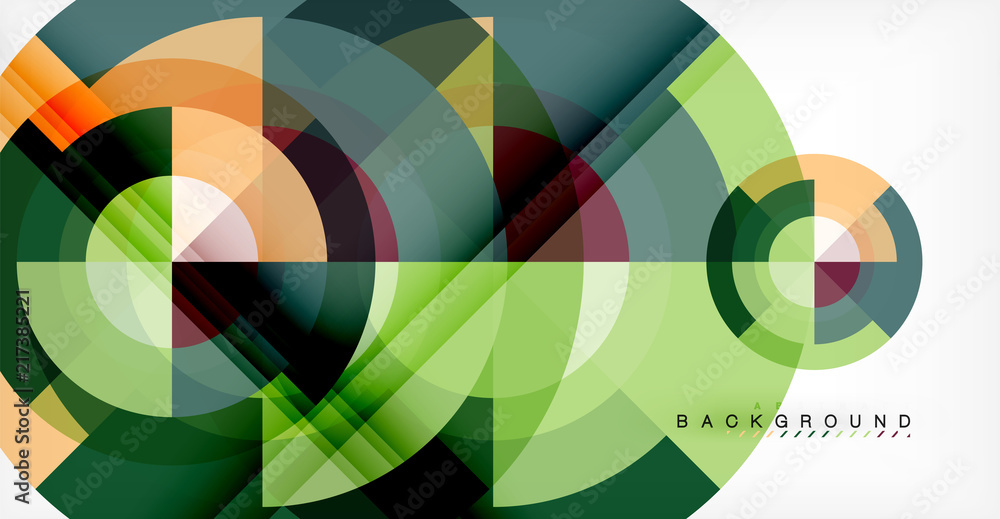 Vector circle abstract background Vector circle abstract background