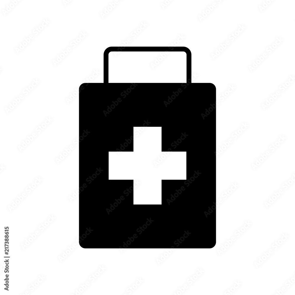 Isolated first aid kit icon Isolated first aid kit icon