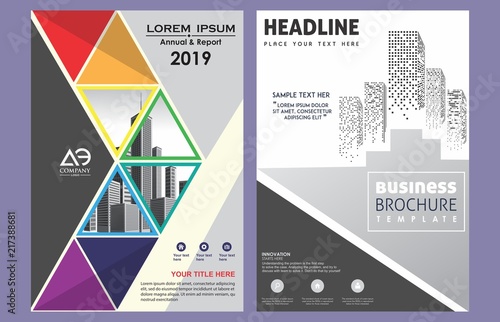 cover, layout, brochure, magazine, catalog for annual report