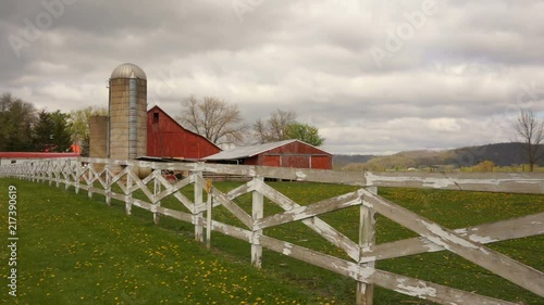 Weather Comes and Passes over a Rural Wisconson Farm photo