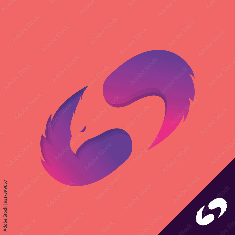 Naklejka premium eagle software,technology Logo Concept