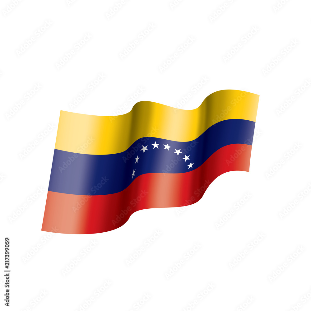Venezuela flag, vector illustration on a white background Venezuela flag, vector illustration on a white background