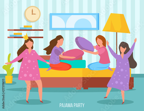 Girls Friendship Orthogonal Composition