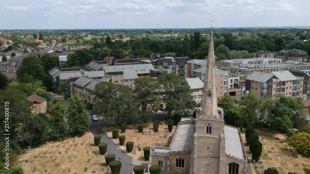 Cambridge (UK) aerial photography, hot, dry summer, Cambridge (UK) aerial photography, hot, dry summer,