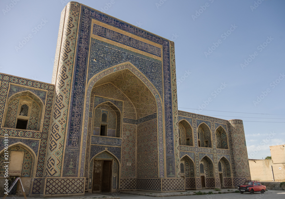 Abdullah-khan madrasah in Kosh-Madrasah complex. Bukhara, Uzbekistan. Asia. Great Silk Road.