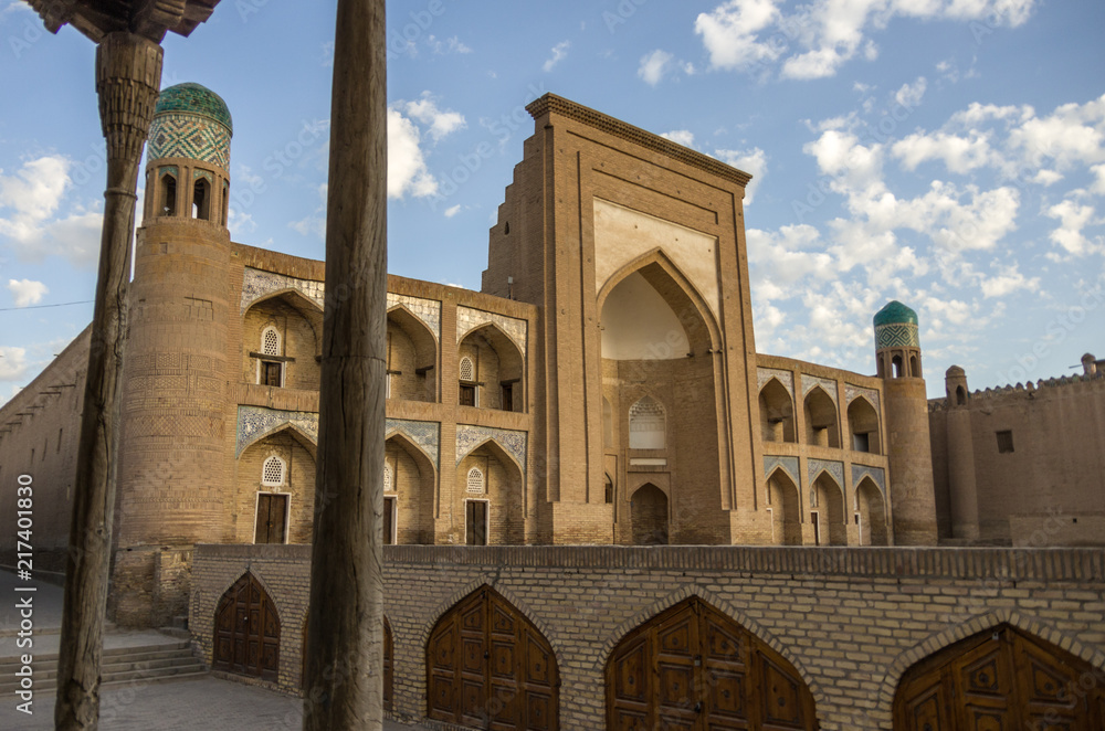 Kutlug-Murad Inaka Madrasa in Khiva, Uzbekistan