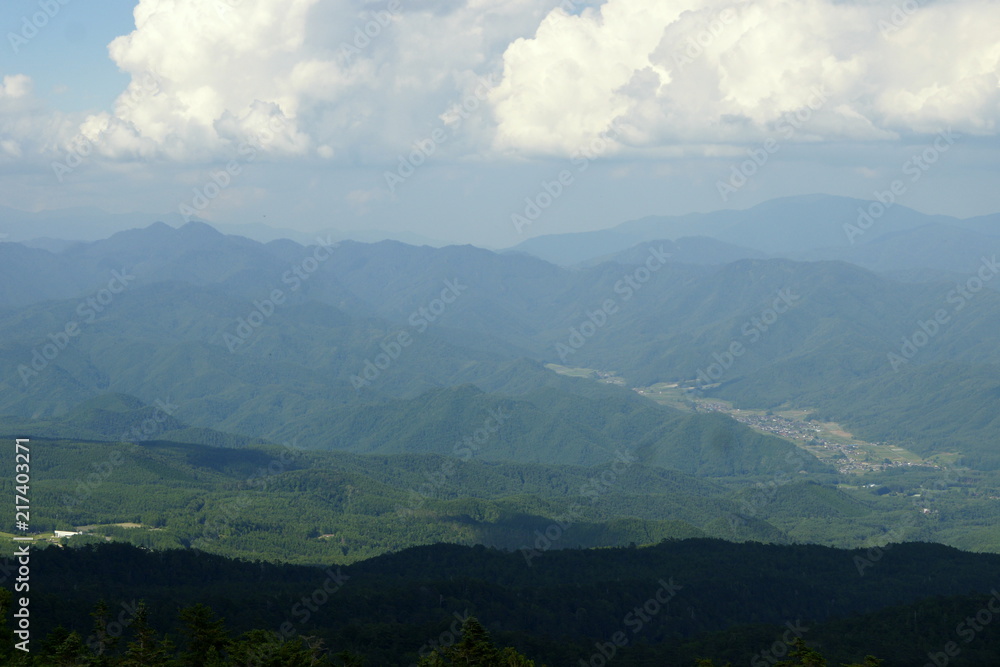 View from Mount Ontake, Japan