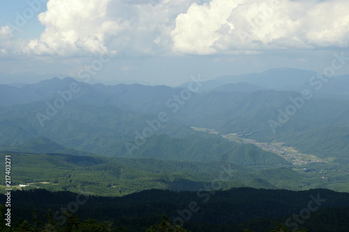 View from Mount Ontake  Japan